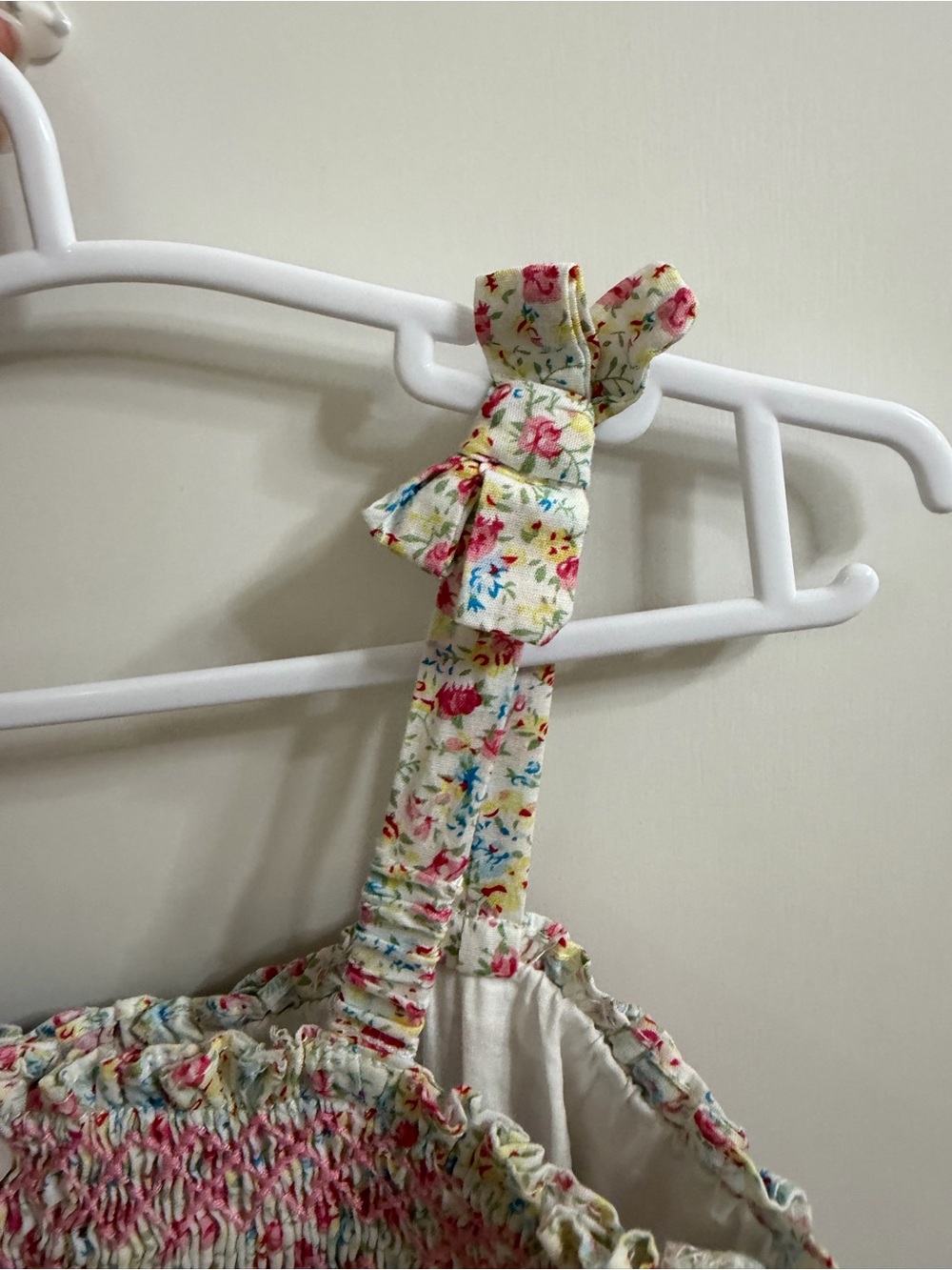 Rachel Riley Cream Floral romper - Picture 4 of 6
